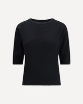 Crewneck Sweater N°432 Well Lamb - BLACK | Base Blu
