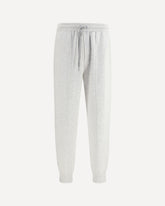 Pantalone in maglia double in cashmere con Crête e zip sul fondo - GRIGIO | Base Blu