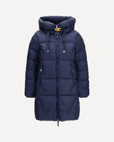 Long puffer Jacket Janet - BLUE | Base Blu