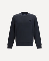 Crewneck sweatshirt with logo - BLACK | Base Blu