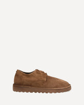 Sancrispa Alta suede Derby Shoes - BROWN | Base Blu