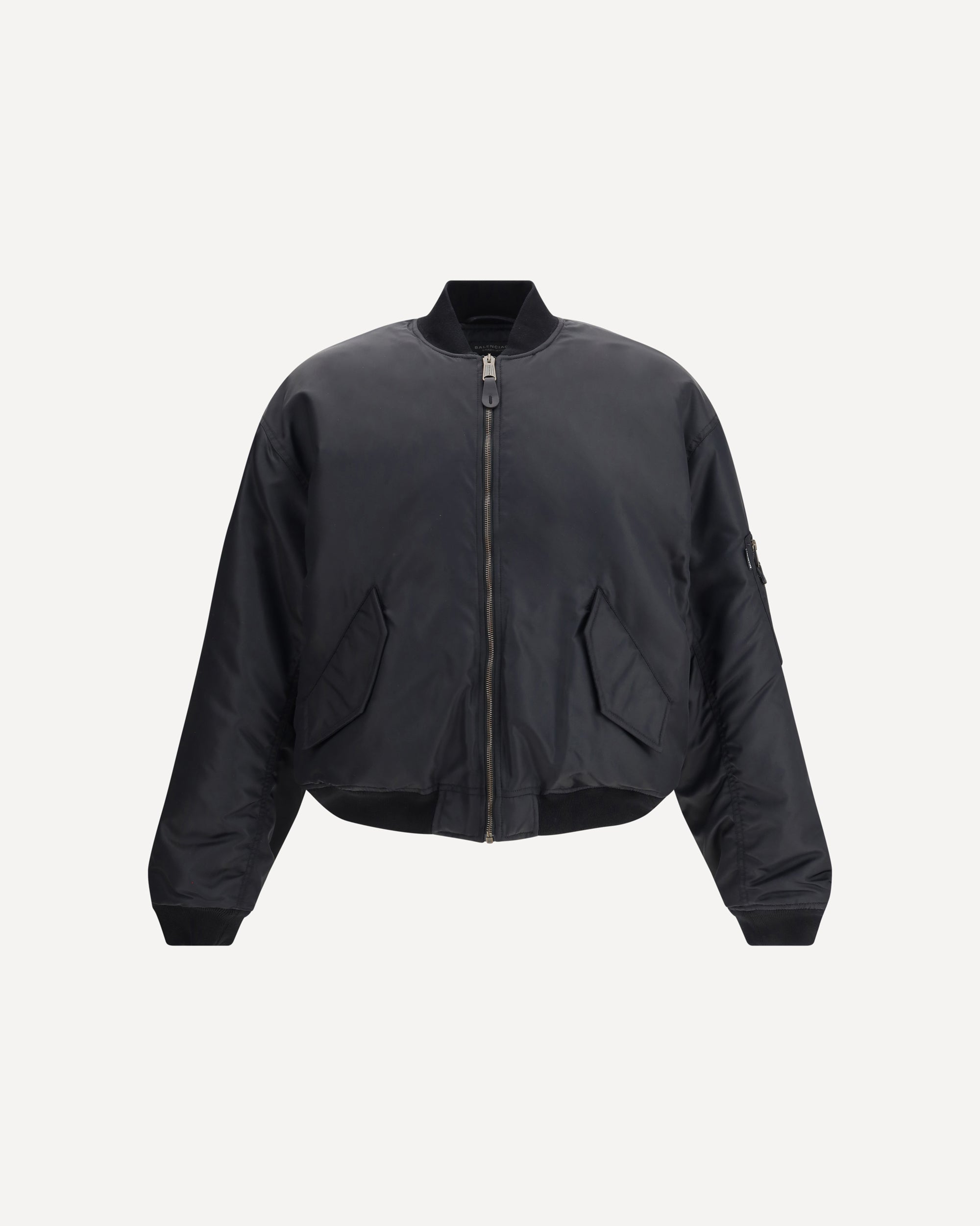 国内正規 BALENCIAGA 23SS  BOMBERJACKET BALENCIAGA Zipped Standard Bomber BLACK | Base Blu