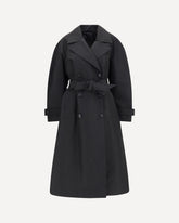 Trench Zake della collezione Moncler x EE72 di Edward Enninful - NERO | Base Blu