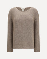 Maglione in Cashmere Nitha  - KAKI  | Base Blu