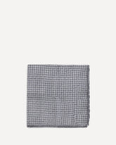 Silk Pocket Square with woven design - GREY | Base Blu