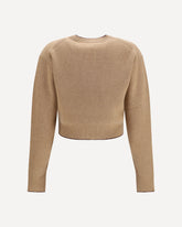 Heart-logo Sweater - BEIGE | Base Blu