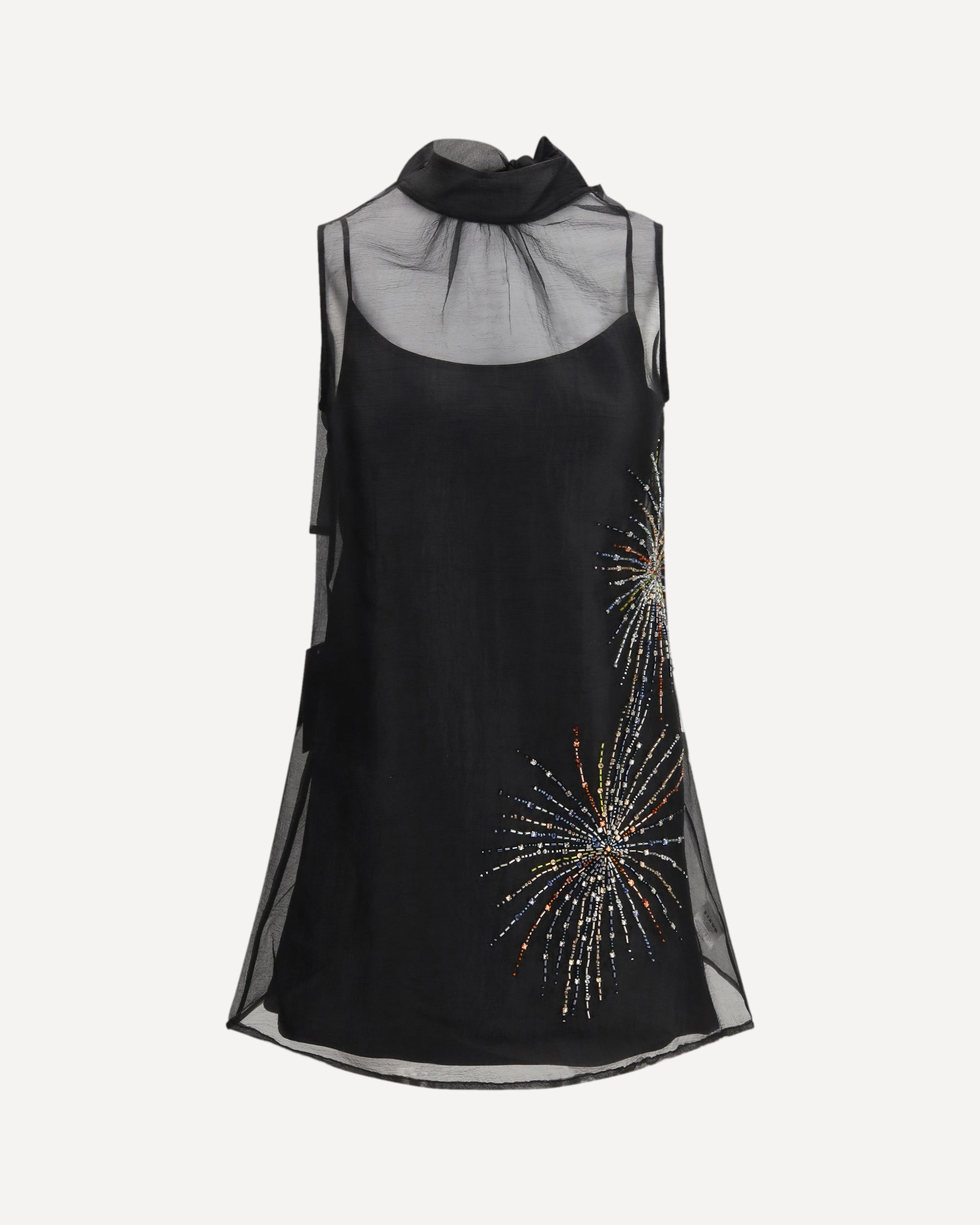 STAUD Albee mini Dress BLACK