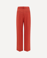 Wool Flared pants - RED | Base Blu