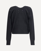 Balloon-sleeve Sweater - BLACK | Base Blu