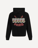 ‘KENZO Wild Tiger’ embroidered design Hoodie - BLACK | Base Blu