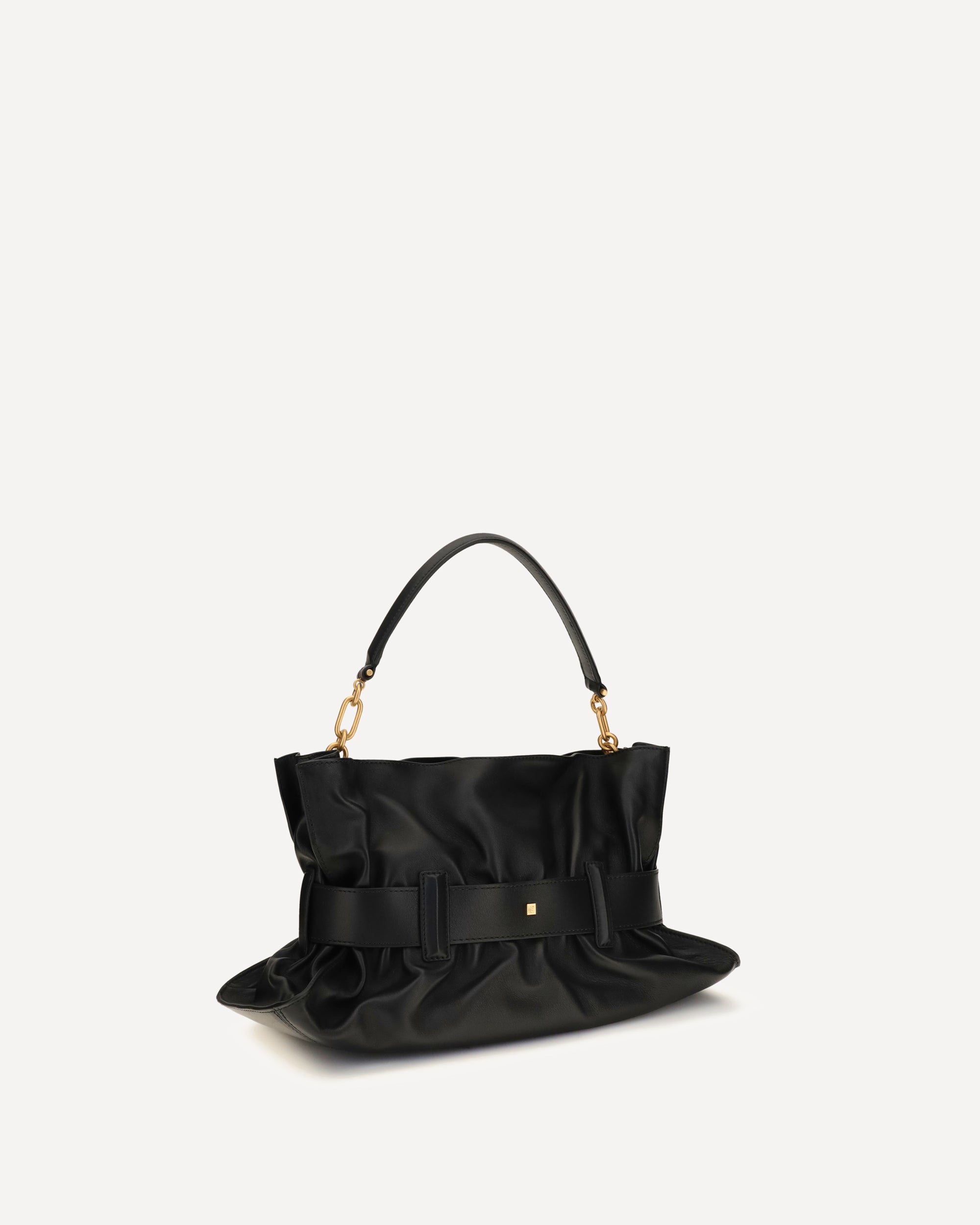 BALMAIN Medium Anthem Shoulder Bag BLACK | Base Blu
