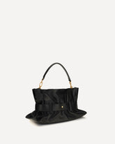 Medium Anthem Shoulder Bag - BLACK | Base Blu