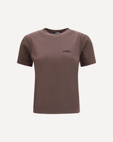 Logoed T-shirt - BROWN | Base Blu