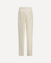 Linen and viscose Pants - CREAM | Base Blu