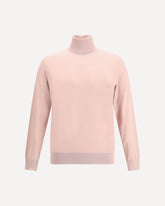 Cashmere turtleneck Sweater - PINK | Base Blu