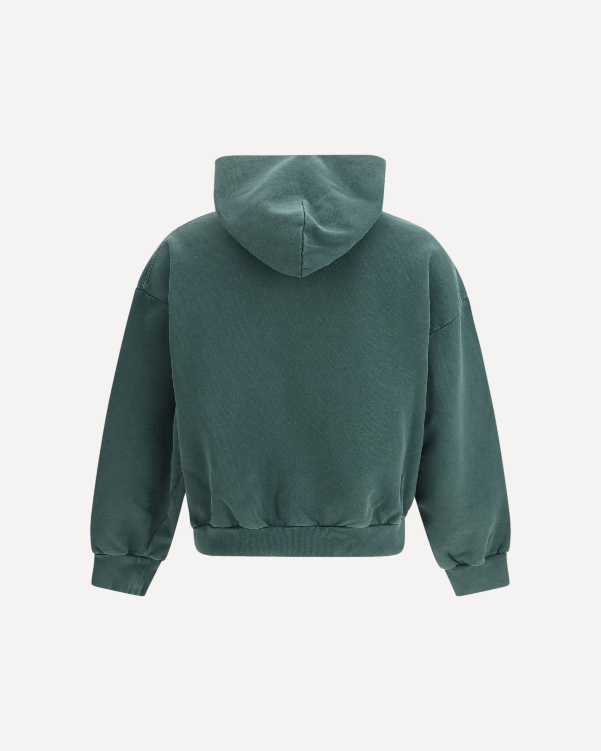 BALENCIAGA Laurel Classic zip-up Hoodie GREEN | Base Blu