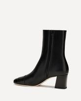 Stivaletti alla caviglia Veeside in pelle - NERO | Base Blu