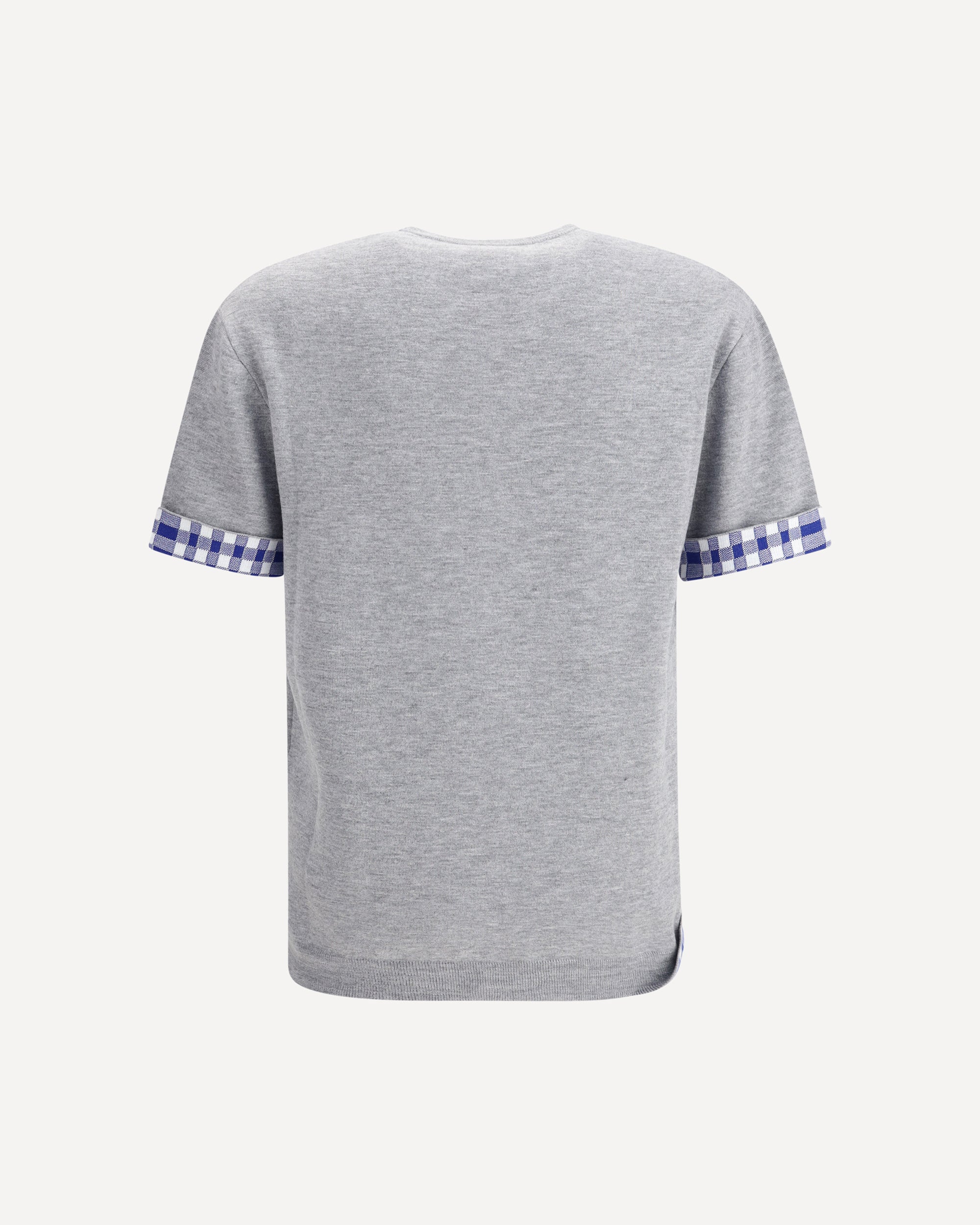 LOEWE / カットソー/--/--/BLU LOEWE Wool and cotton blend T-Shirt GREY | Base Blu