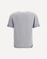 T-Shirt in misto lana e cotone - GRIGIO | Base Blu