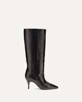Tall leather Boots - BROWN | Base Blu
