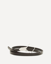 Rhombe leather Belt - BROWN | Base Blu