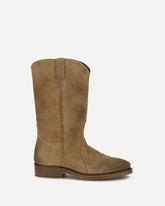 Bruce suede Ankle Boots - BEIGE | Base Blu