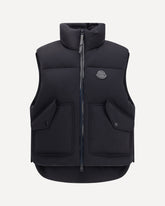 Otis Padded Gilet from Moncler x EE72 by Edward Enninful - BLACK | Base Blu
