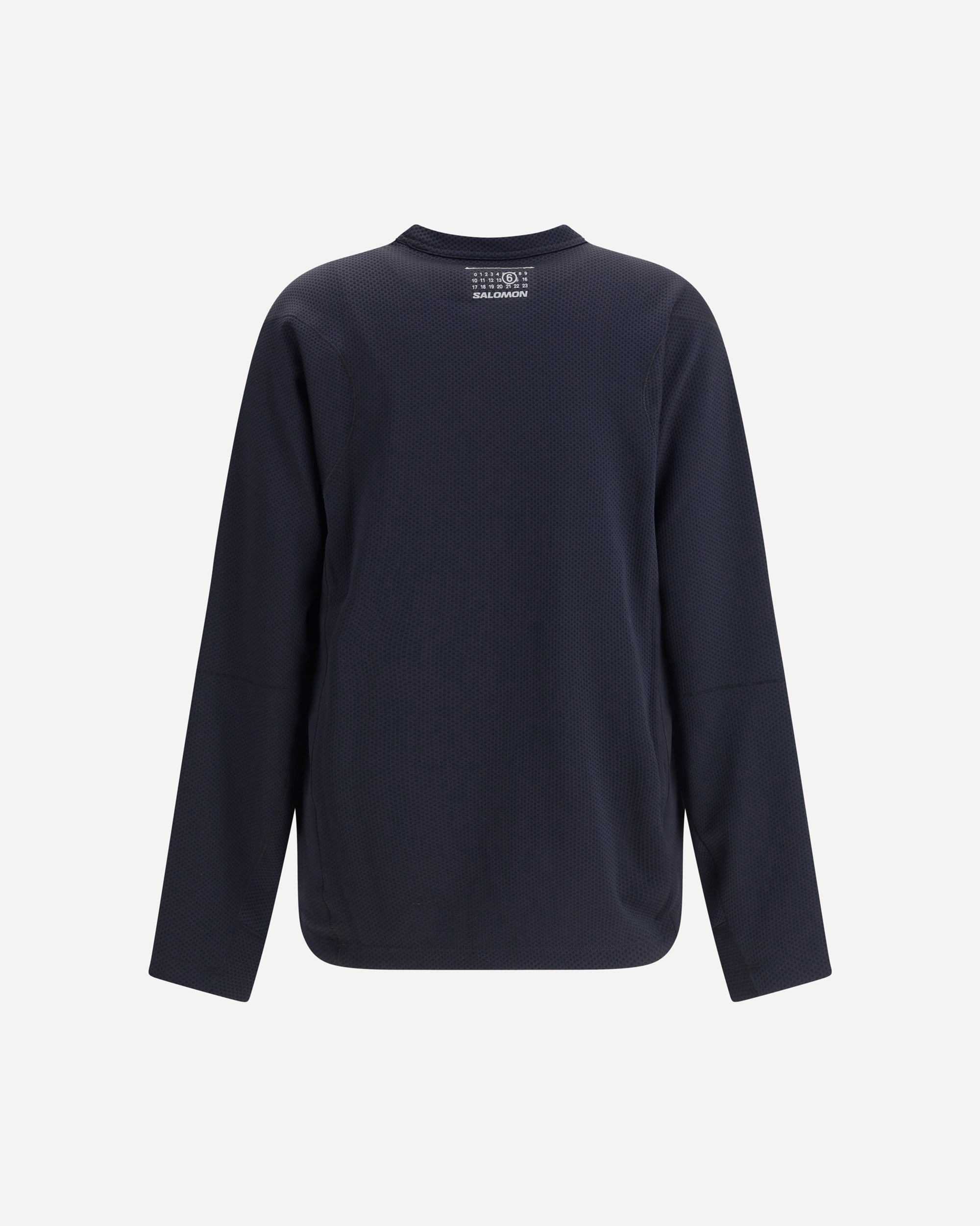 MM6 Salomon Motomesh LS crewneck from the Salomon x MM6 BLACK