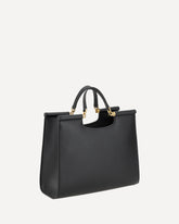 Sicily Small Tote Bag - BLACK | Base Blu