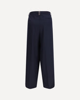 Fluid techno-tailoring Trousers - BLUE | Base Blu