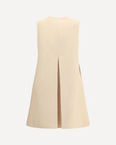 Compact drap long Dress - CREAM | Base Blu