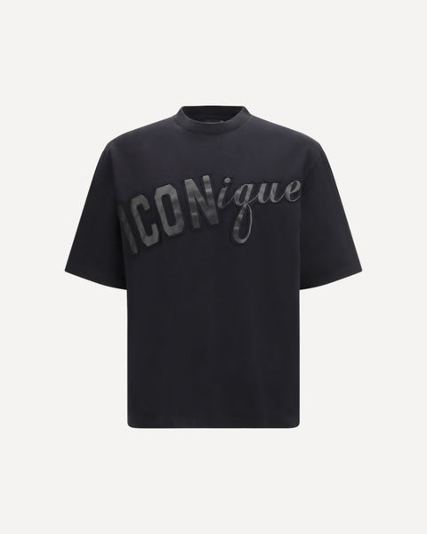 DSQUARED2 Iconique T-shirt BLACK | Base Blu