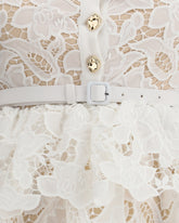 Lace mini Dress -  Base Blu