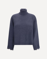 Cashmere and silk Sweater - BLUE | Base Blu