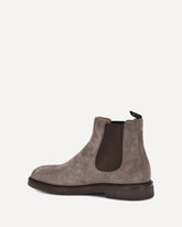 Suede Ankle Boots - BROWN | Base Blu