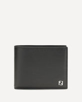 Leather bifold Wallet - BLACK | Base Blu