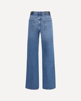 Retro Flare Jeans - BLUE | Base Blu