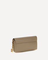 Portafogli Snapshot con catena - BEIGE | Base Blu
