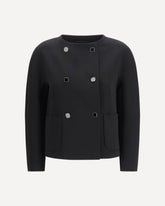 Boxy cady Jacket - BLACK | Base Blu
