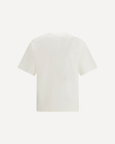 T-Shirt in jersey di cotone  - CREMA  | Base Blu