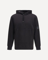 Hooded Sweatshirt - BLACK | Base Blu