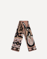 Angoli-print silk Scarf - PINK | Base Blu