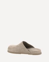 Suede Mules - BEIGE | Base Blu