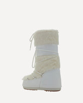 Icon Faux Fur Boots - WHITE | Base Blu