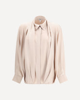 Draped Shirt - PINK | Base Blu