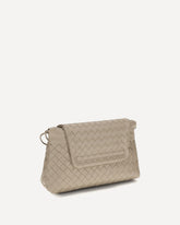 Intrecciato Shoulder Bag - CREAM | Base Blu