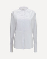 Cotton poplin Shirt - WHITE | Base Blu