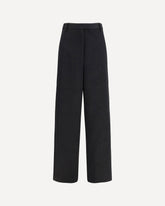 Pantaloni wide-leg con stampa all-over - NERO | Base Blu