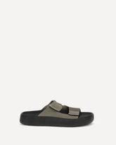 Sandali Etna - KAKI  | Base Blu