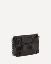 Quilted leather Pouch Bag - BLACK | Base Blu